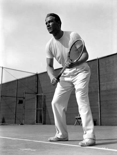 Wayne Morris playing tennis Photo Print - Item # VARCEL692806