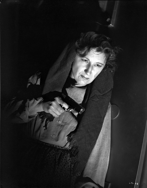 Judith Anderson Holding a Gun in a Classic Portrait Photo Print - Item # VARCEL692844