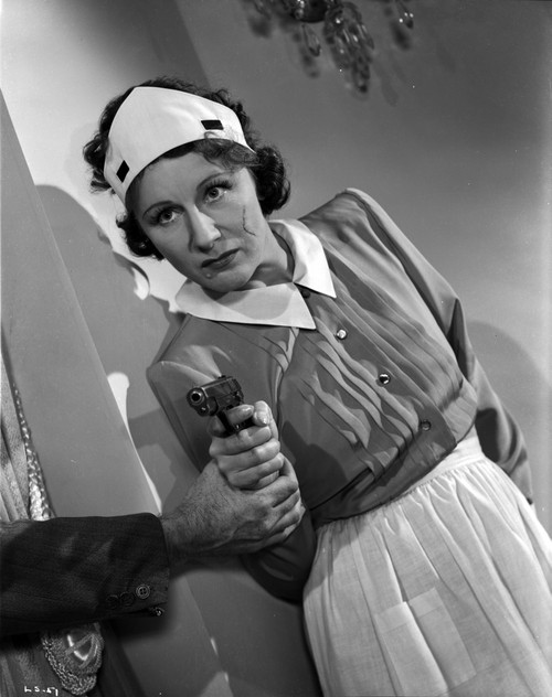 Judith Anderson Holding Pistol in Classic Photo Print - Item # VARCEL692849