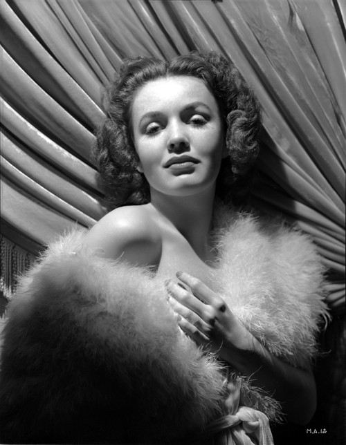 Mary Anderson Portrait wearing Furry Dress Photo Print - Item # VARCEL692862