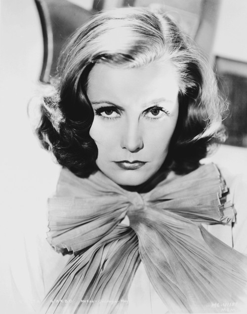 Greta Garbo Posed Front View Close Up Portrait Photo Print - Item # VARCEL692935