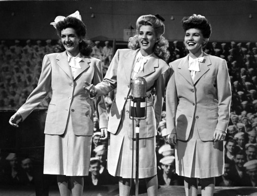 Andrew Sisters singing on the Stage in Group Picture in Classic Photo Print - Item # VARCEL692965