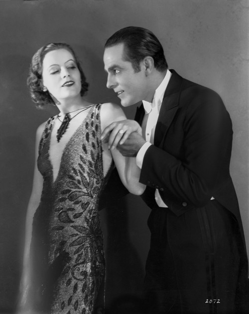 Greta Garbo Lady in Dress and a Man In Suit Photo Print - Item # VARCEL693021