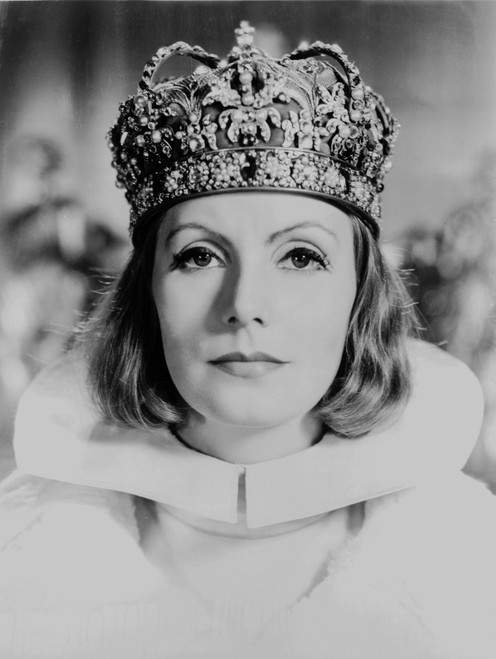 Greta Garbo in a Crown Close Up Portrait Photo Print - Item # VARCEL693033