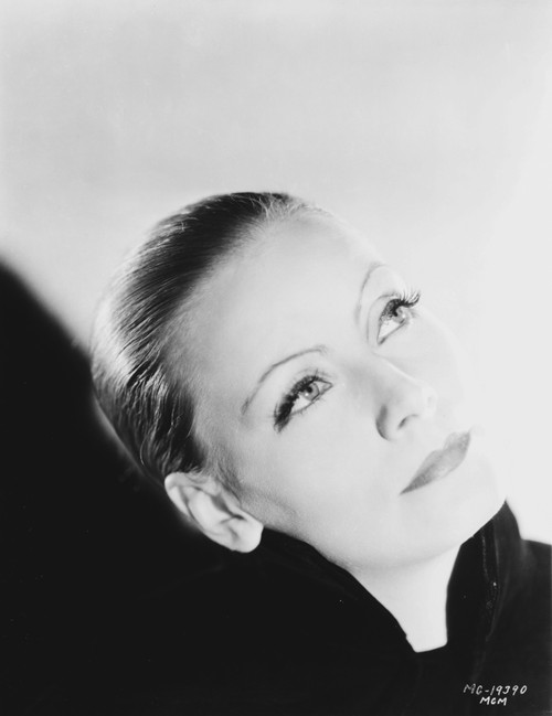 Greta Garbo Straight Hair Close Up Portrait Photo Print - Item # VARCEL693087