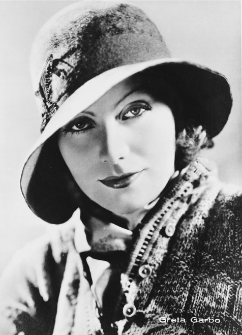 Greta Garbo Classic Outfit Portrait Photo Print - Item # VARCEL693104