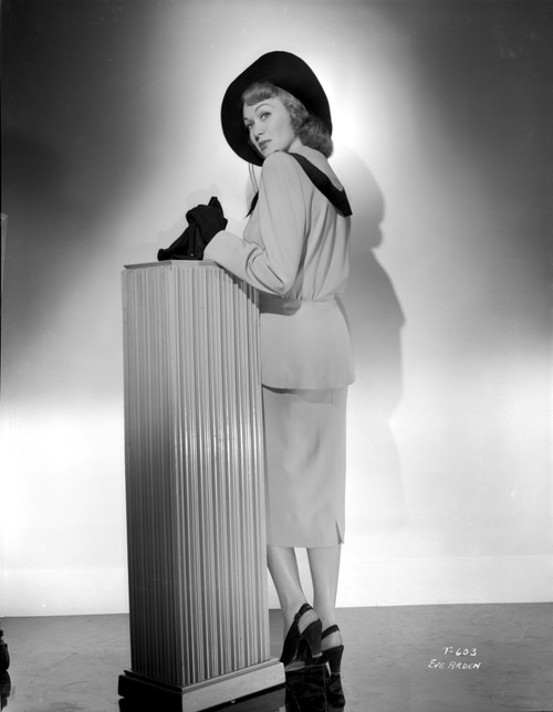 Eve Arden on Long Sleeve Top with Hat Side View Portrait Photo Print - Item # VARCEL693138