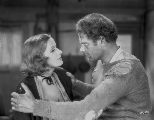 Greta Garbo Staring a Man Portrait Photo Print - Item # VARCEL693152