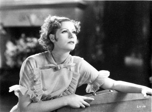 Greta Garbo Looking Up Facing Side Ways Photo Print - Item # VARCEL693168