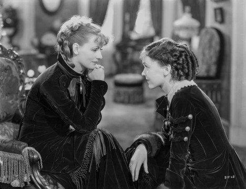 Greta Garbo Ladies in Black During a Movie Scene Photo Print - Item # VARCEL693160