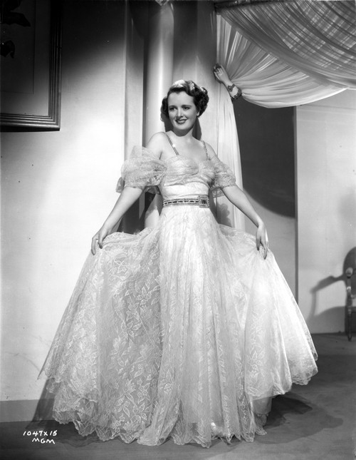 Mary Astor on a Lace Gown Swaying Skirt Portrait Photo Print - Item # VARCEL693217
