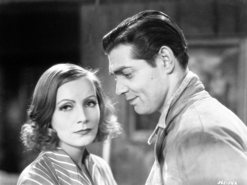 Greta Garbo on a Stripe Top Photo Print - Item # VARCEL693312