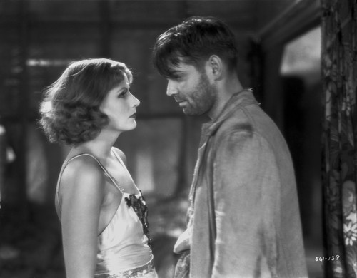 Greta Garbo with a Man Eye to Eye Contact Photo Print - Item # VARCEL693319