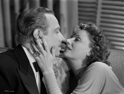 Greta Garbo Romantic Scene with a Man Photo Print - Item # VARCEL693371