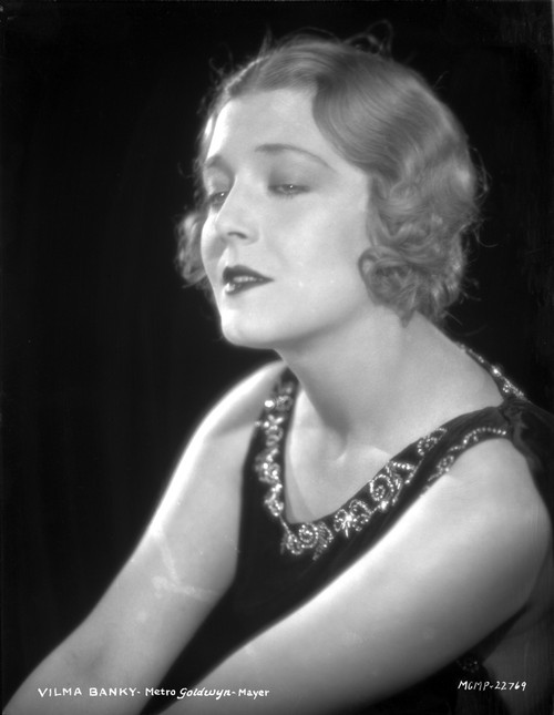 Vilma Banky Looking Down Portrait Photo Print - Item # VARCEL693481