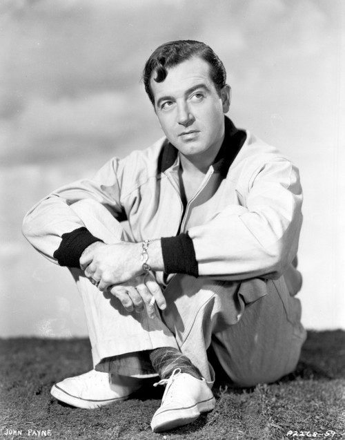 John Payne sitting in Classic Photo Print - Item # VARCEL693514