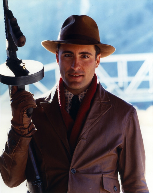 Andy Garcia Holding a Rifle Photo Print
