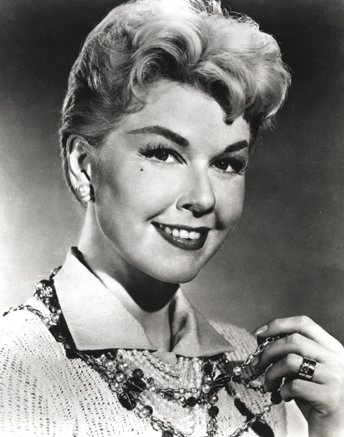 Doris Day Portrait in Classic with Blouse Photo Print
