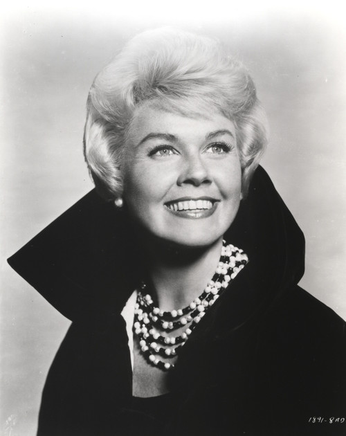Doris Day Portrait in Classic with Coat Photo Print - Item # VARCEL693718