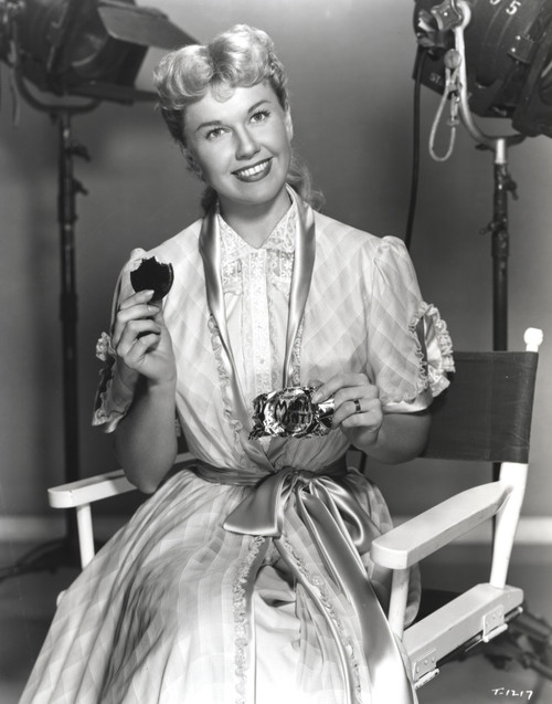 Doris Day Seated in Classic with Dress Photo Print - Item # VARCEL693765