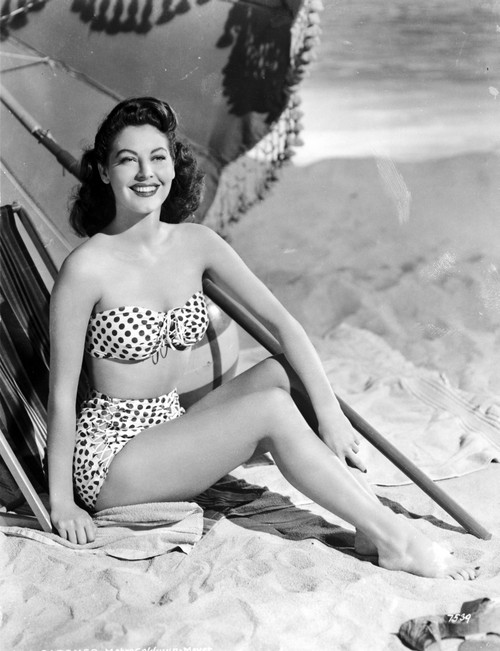 Ava Gardner Posed in Swimming Suit Photo Print - Item # VARCEL693790