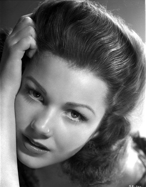 Anne Baxter Leaning on Hand and posed Photo Print - Item # VARCEL693817