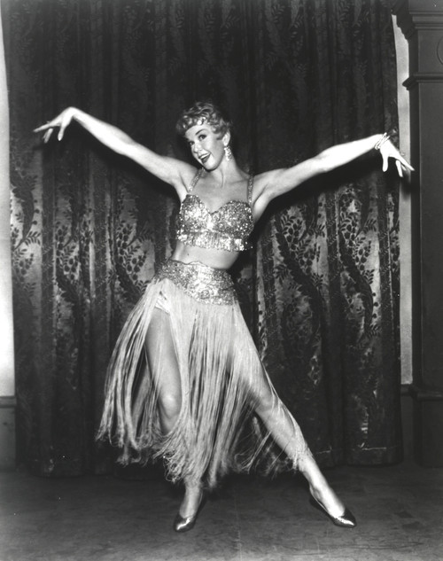 Doris Day Dancing in Classic with Arms Wide Open Photo Print - Item # VARCEL693838
