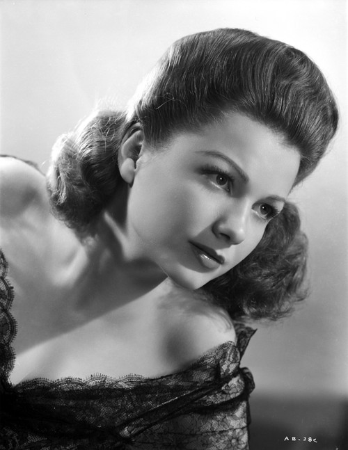 Anne Baxter on a Lace Top Leaning and posed Photo Print - Item # VARCEL693839