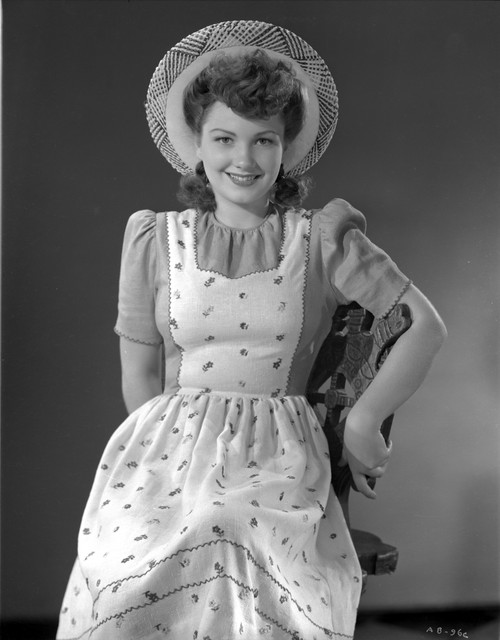 Anne Baxter on smiling and posed Photo Print - Item # VARCEL693888