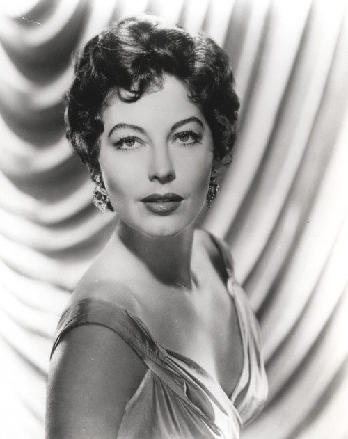 Ava Gardner in a Silk Dress Portrait Photo Print - Item # VARCEL693909