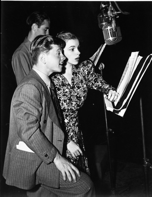 Candid of Judy Garland singing Photo Print - Item # VARCEL693959