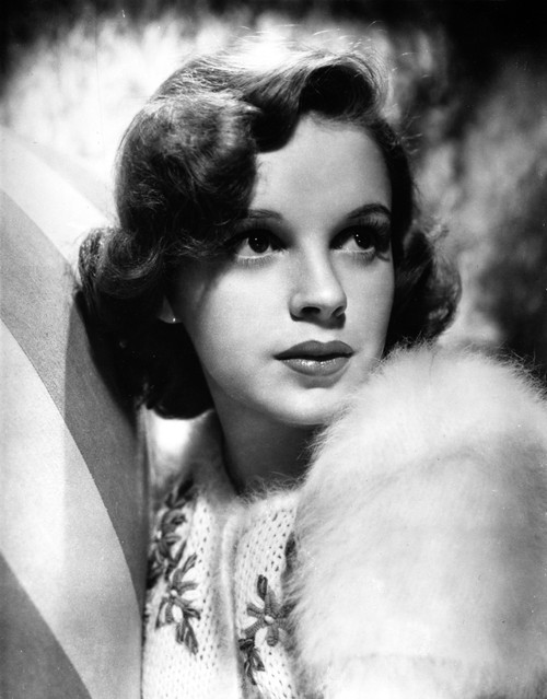 Judy Garland up close portrait with fur Photo Print - Item # VARCEL694004
