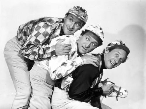 The Ritz Brothers as jockeys Photo Print - Item # VARCEL694021
