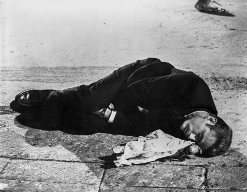 James Dean Laying Down in Classic Photo Print - Item # VARCEL694085