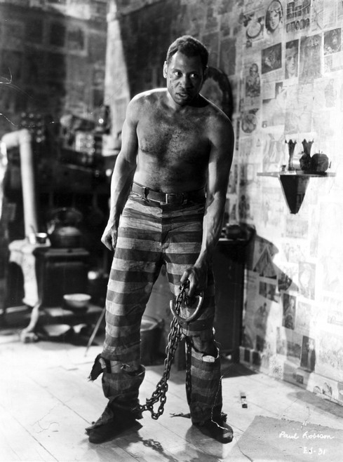 Paul Robeson Chained in Topless Photo Print - Item # VARCEL694111