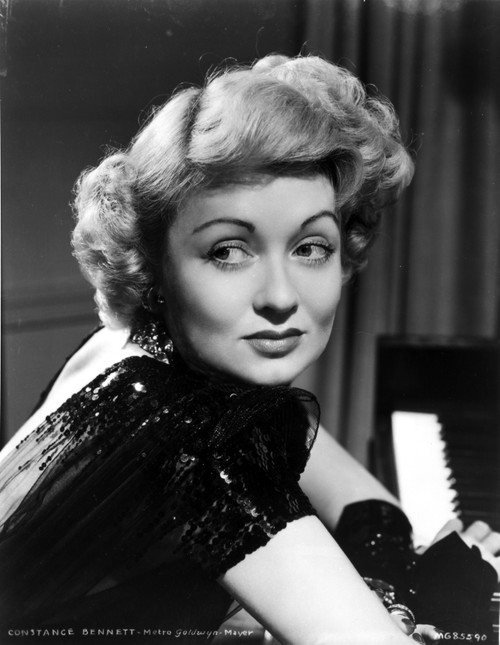 Constance Bennett Leaning and Looking Away Portrait Photo Print - Item # VARCEL694131