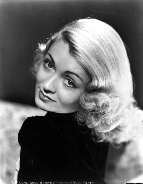 Constance Bennett Slight Bended Head Portrait Photo Print - Item # VARCEL694151