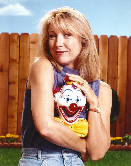 Teri Garr smiling Portrait Blue Sleeveless Shirt Photo Print - Item # VARCEL694165
