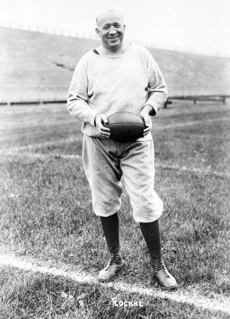 Knute Rockne in Black and White Portrait Photo Print - Item # VARCEL694200