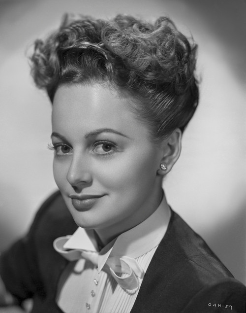 Olivia DeHavilland Portrait in Blouse with Blazer Photo Print - Item # VARCEL694284