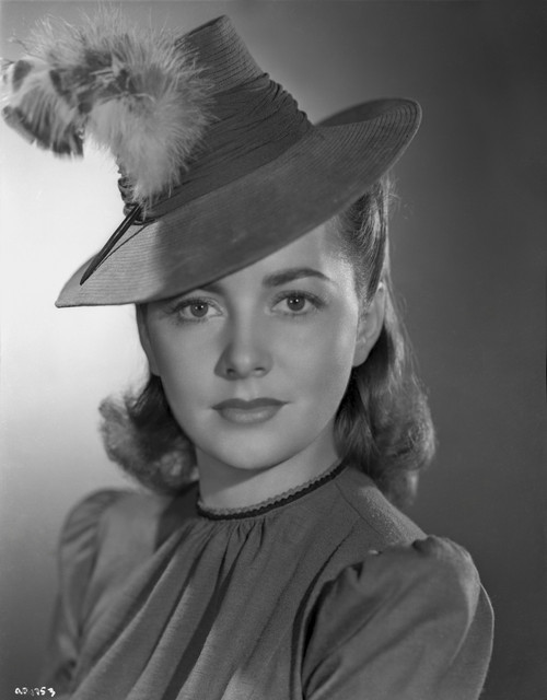 Olivia DeHavilland Portrait in Dress with Hat Photo Print - Item # VARCEL694288