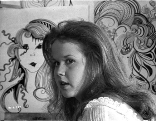Linda Blair Classic Close Up Portrait in Candid Shot Photo Print - Item # VARCEL694286