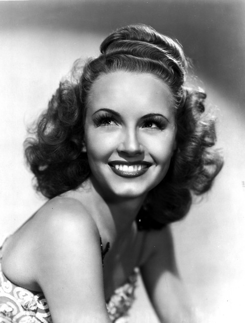Janet Blair Leaning Forward and smiling Photo Print - Item # VARCEL694311
