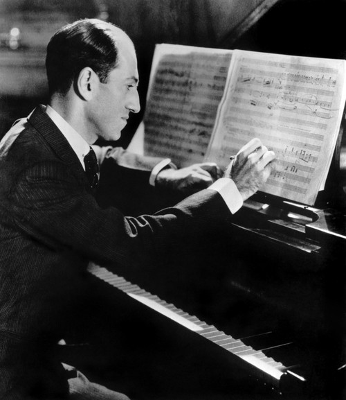 George Gershwin composing Photo Print - Item # VARCEL694333