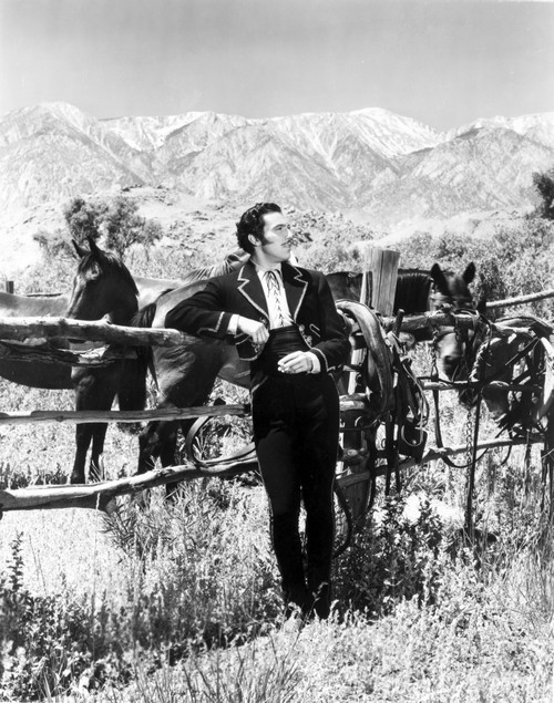A Film Still Of Cesar Romero From the Cisco Kid And the Lady in Black And White Photo Print - Item # VARCEL694381