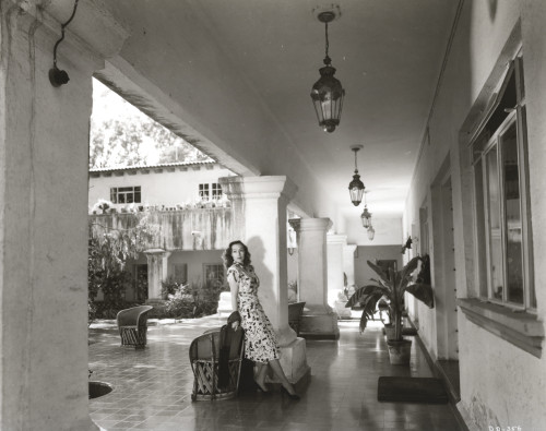 Dolores Del Rio Posed in Black and White Photo Print - Item # VARCEL694391
