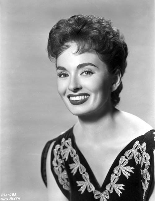 Ann Blyth on an Embroidered Top and smiling Photo Print