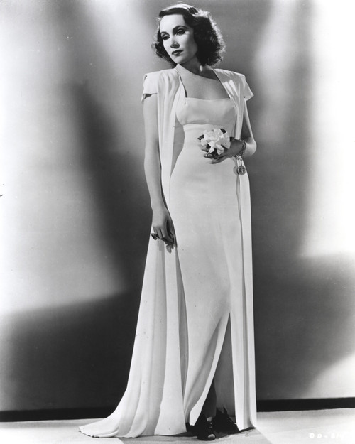 Dolores Del Rio Posed in White Dress Photo Print - Item # VARCEL694429