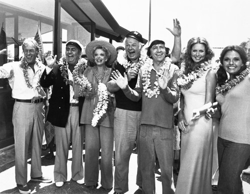 Ensemble Still from Gilligan's Island Leaving for Voyage Photo Print - Item # VARCEL694442