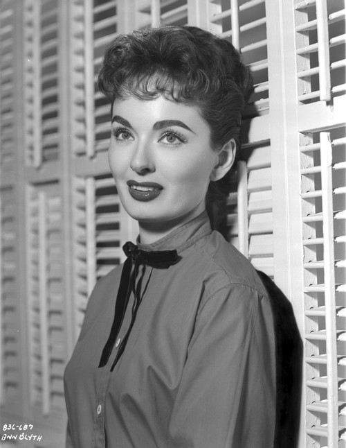 Ann Blyth Leaning on a Window Portrait Photo Print - Item # VARCEL694460